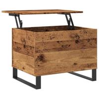 Salontafel 60x44,5x45 cm bewerkt hout oud houtkleurig - thumbnail