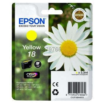 Compatibele inktcartridge Epson Cartucho Epson 18 amarillo Geel