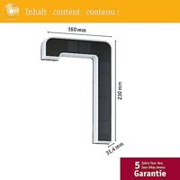 Paulmann 79848 4000870798485 Huisnummerlamp op zonne-energie Energielabel: G (A - G) 0.20 W Warmwit Zwart - thumbnail