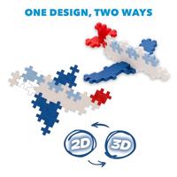 Brandunit Plus plus puzzel met nummers van vliegtuigen - thumbnail