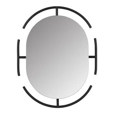Zuiver Ovale Spiegel 'Emma' 70 x 56cm, kleur Zwart