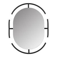 Zuiver Ovale Spiegel 'Emma' 70 x 56cm, kleur Zwart - thumbnail