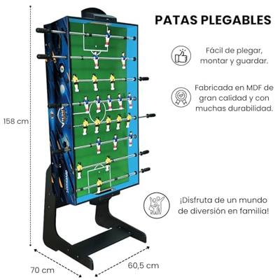 Multi-spel tafel Opvouwbaar 4-in-1 115,5 x 63 x 16,8 cm Hout MDF