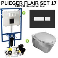 Plieger Flair Compact Saval set17 Zwart/ Wit (meerprijs €30,00) - thumbnail
