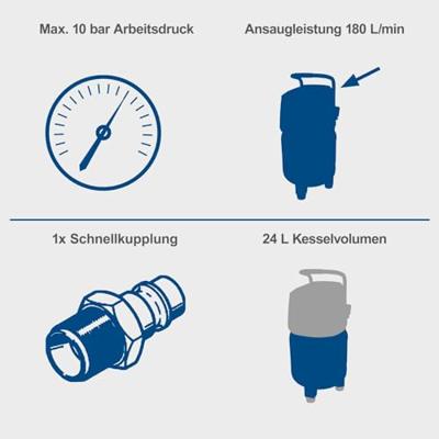 Scheppach 24 L Compressor HC24V - thumbnail