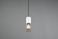Trio Design hanglamp Tosh zwart met wit 304300134 - thumbnail