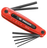 Facom 86a inbussleutels 6-kant, in beugel, metrische maten 1,5-6mm - 86H.JE7B - thumbnail