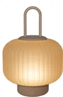 Anna's Collection tafellamp oplaadbaar 25x18cm zand - thumbnail