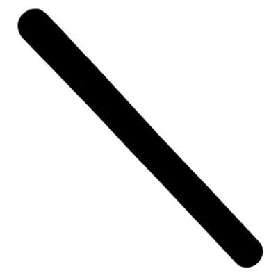 BLACK ROUND PADEL RACKET PROTECTOR
