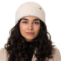 Barts Teddybow Hoed Dames Cream One Size - thumbnail