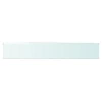 Wandschap transparant 90x15 cm glas - thumbnail