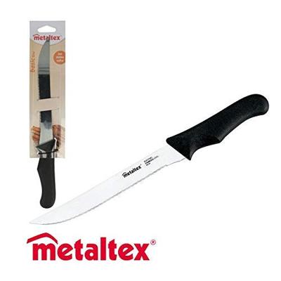 Metaltex Basic Line Fileermes 31 cm Zwart/RVS