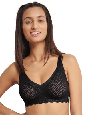 Zero feel Soft Bra Bliss - Naadloze BH top - Kanten bralette met brede bandjes