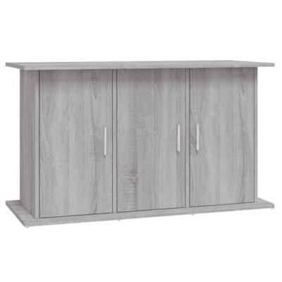 Aquariumstandaard 101x41x58 cm bewerkt hout grijs sonoma eiken - thumbnail