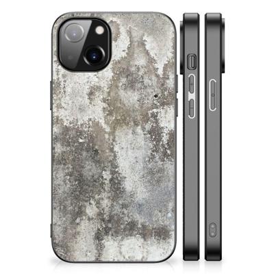 Apple iPhone 13 | iPhone 14 Marmeren Print Telefoonhoesje Beton Print