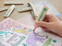 Markeerstift edding 24 eco 2-5mm pastel geel | 10 stuks - thumbnail