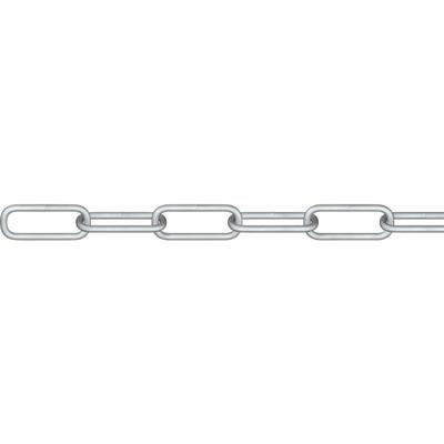 dörner + helmer 171832G Stalen ketting Zilver Staal (verzinkt) Galvanisch verzinkt 30 m
