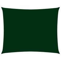 VidaXL Zonnescherm rechthoekig 3x5 m oxford stof donkergroen - thumbnail