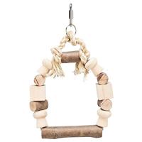 Trixie 5828 BOGENSCHOMKEL MET KLOTTEN, hout, 13 × 19 cm - thumbnail
