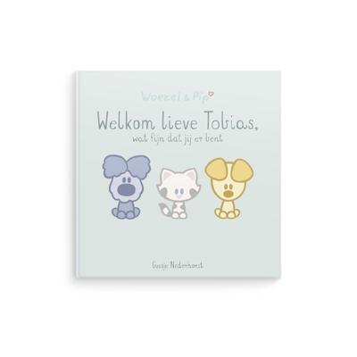 Woezel & Pip babyboek met naam en foto - Hardcover
