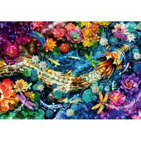 Clementoni legpuzzel kunstwerken koi rivier, 1000st. - thumbnail