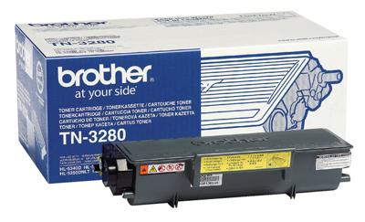 Brother toner, 8.000 pagina's, OEM TN-3280, zwart Brother toner, 8.000 pagina's, OEM TN-3280, zwart