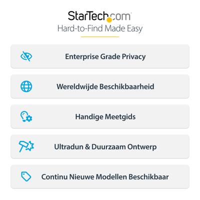 HDMI-Kabel Startech 2769A-PRIVACY-SCREEN Zwart