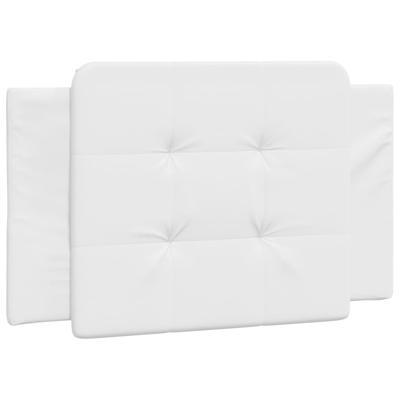 Bedframe met LED-verlichting kunstleer wit 120x200 cm