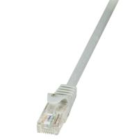 LogiLink CP2022U RJ45 Netwerkkabel, patchkabel CAT 6 U/UTP 0.50 m Grijs Snagless 1 stuk(s) - thumbnail