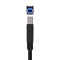 AISENS A105-0444 kabel USB 3.0 printer type A/M-B/M, zwart, 2,0 m - thumbnail