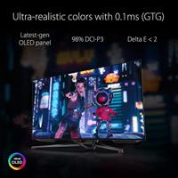 ASUS ROG Swift PG42UQ computer monitor 105,4 cm (41.5") 3840 x 2160 Pixels 4K Ultra HD OLED Zwart - thumbnail