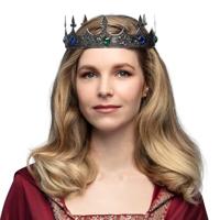 Metalen kroon Royalty zilver - thumbnail