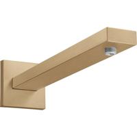 Hansgrohe douchearm Square 389mm brushed bronze 27694140 - thumbnail