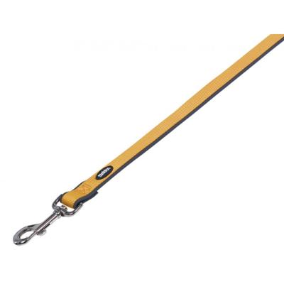 Nobby Classic Preno Hondenriem, 120 cm/15-20 mm, Oranje/Grijs