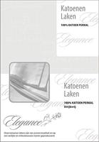 Elegance Laken Katoen Perkal licht grijs - thumbnail