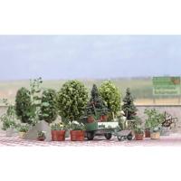 Busch 1211 H0 bloem- en plantenbakken Bouwpakket - thumbnail