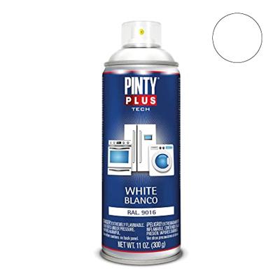 Sprayverf Pintyplus Tech RAL 9016 400 ml huishoudelijke apparaten Traffic White