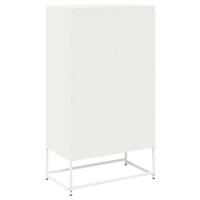 Hoge kast 68x39x123 cm staal wit - thumbnail