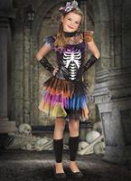 Skeleton Princess Kinderkostuum - thumbnail