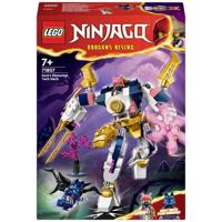 LEGO 71807 NINJAGO Sora's Technology Elemental Robot, kinderspeelgoed met Sora minifiguur, Ninja cadeau - thumbnail