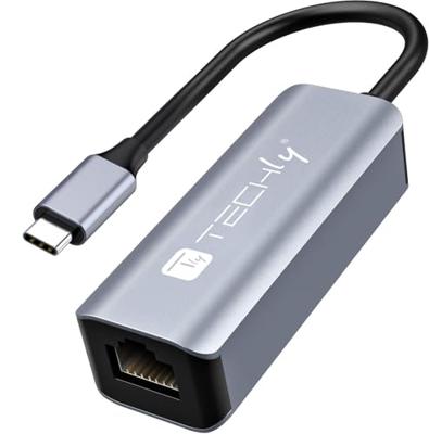 Techly IDATA USB-ETGIGA-CA laptop dock & poortreplicator Bedraad USB 3.2 Gen 1 (3.1 Gen 1) Type-C Zw Techly IDATA USB-ETGIGA-CA laptop dock & poortreplicator Bedraad USB 3.2 Gen 1 (3.1 Gen 1) Type-C Zw