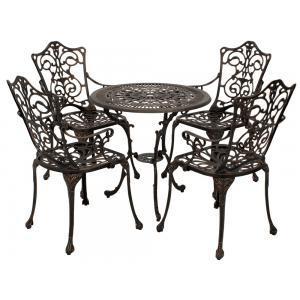 Bistroset Antiek 5-delig - brons Bistroset Antiek 5-delig - brons