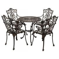 Bistroset Antiek 5-delig - brons - thumbnail