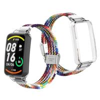 Braided nylon bandje met case - Multicolor Summer - Xiaomi Smart band 7 Pro - thumbnail
