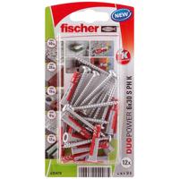 Fischer 535479 DuoPower 6 x 30 S PH K NV Plug 30 mm 6 mm 1 set(s) - thumbnail