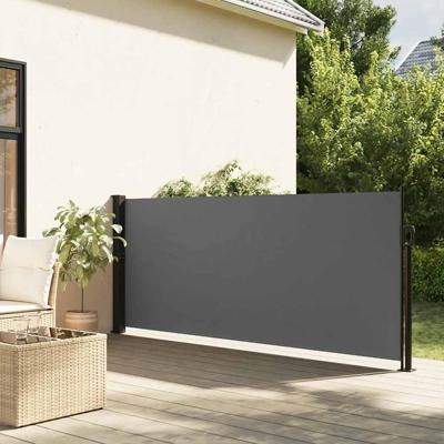 VidaXL Uitschuifbaar zijluifel antraciet 100x300 cm