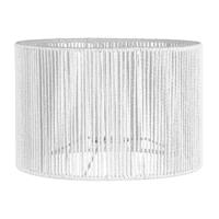 Papieren Woven Lampenkap - Cilindrisch - White - Moderne stijl - ø30 x 20 cm - E27 fitting - Voor Tafellampen en Hanglampen - Ontworpen voor woonkamer en eetkamer - thumbnail