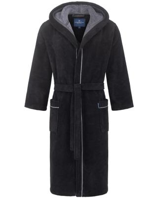 Morgenstern Morgenstern DANIEL Heren Badjas schwarz/anthrazit 2XL