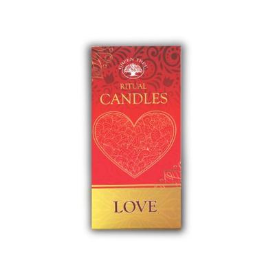 Ritueelkaarsen - Liefde (10 stuks)