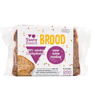 TastyBasics Less carb brood lijnzaad 250 Gram